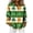 Green, variant on Craaazy Women's St Patricks Day Green Prints Corduroy Button Lapel Long Sleeve Shirts Gifts