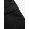 thumbnail image 3 of Baggy Jeans for Women Low Waisted Wide Straight Leg Bow Jeans Denim Pants, 3 of 7