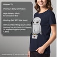 thumbnail image 6 of Women's Harry Potter Cartoon Hedwig Letter  Graphic Tee Navy Blue Small, 6 of 10