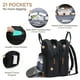 thumbnail image 4 of Qualyphant Bolsa de pañales extra grande para 2 niños - Mochila expandible de 35 L con 4 bolsillos aislados y para computadora portátil de 16 pulgadas y 2 compartimentos - Mochilas grandes para bebés, 4 of 5