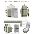 thumbnail image 3 of Mochila de mano LOVEVOOK de 50 litros para mujer y hombre con 3 cubos, 3 of 9