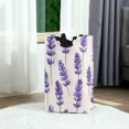 thumbnail image 6 of Yayeee Freestanding Laundry Hamper with Handle Collapsible Large Storage Basket for Clothes, Lavender Pattern, 6 of 7