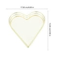 thumbnail image 5 of TAILTOSS Heart Shape Iron Storage Box Golden For Home Use 1Set 6.68X5.89X2.36In, 5 of 6