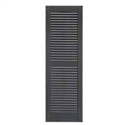 Perfect Shutters IL501567001 Premier Louver Exterior Decorative Shutter White - 15 x 67 in