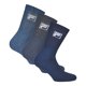 thumbnail image 1 of FILA 3 pares de calcetines unisex - calcetines de rizo para tenis, calcetines para la tripulación, cintura con logo, 35-46 Marina 35-38, 1 of 4