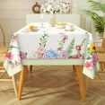 thumbnail image 4 of IPOHVUG Spring Floral Tablecloth Waterproof  Wildflower Grass Table Cloth Rectangle Stain Resistant  Washable Table Cover for Home Kitchen Dining Party Decoration (60×84 Inch), 4 of 7