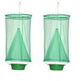 thumbnail image 1 of 2 Pack Fly Trap Outdoor Hanging Reusable with Fishing Apparatus Garden Ranch Orchard Trap, Ranch Fly Trap Flay Catcher, The Most Effective Trap Ever Made with Pots Flay Catcher, 1 of 9