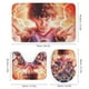 thumbnail image 3 of Juego de 4 cortinas de ducha de Stranger Things con alfombrillas antideslizantes, tapa de inodoro y alfombrilla de baño, cortina de ducha impermeable con decoración de dibujos animados para baño con, 3 of 8