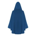 thumbnail image 4 of Hvyesh Renaissance Hooded Cape Victorian Capelet Medieval Cloak Halloween Cropped Robe, 4 of 9