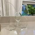thumbnail image 4 of Acrylic Vase - Clear Modern Decorative Flower Vase for Home or Office Decor - 8 Inches Tall - Sleek Design for Fresh or Artificial Flowers, 4 of 9