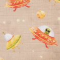 thumbnail image 2 of Swaddle & Bandana Bib Set - Alien, 2 of 7