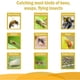 thumbnail image 3 of Paquete de 2 trampas para avispas para colgar al aire libre, mata chaquetas amarillas, trampas para abejas carpinteras para exteriores, trampa para avispas de plástico, mata insectos, amarillo, 3 of 5