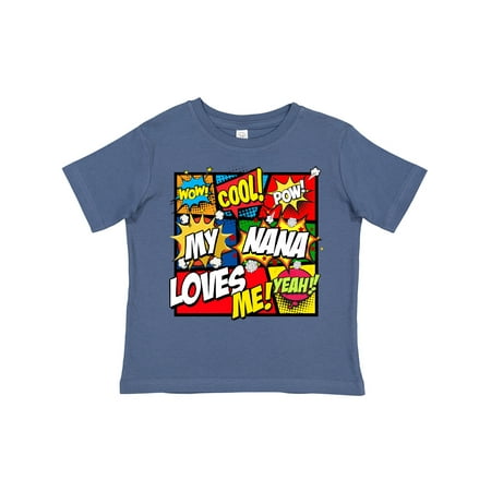

Inktastic My Nana Loves Me Gift Toddler Boy or Toddler Girl T-Shirt
