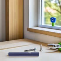 TABLZONE Elegant Blue Judaica Mezuzah Holder for Homes and Blessings