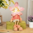 thumbnail image 3 of Northlight 13.5" Pink, Cream and Tan Spring Floral Standing Sunflower Girl Decorative Figure, 3 of 9