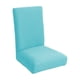 thumbnail image 2 of Fundas De Silla De Poliéster Fundas elásticas para sillas de comedor, color verde menta, de tela lavable, con cojín y respaldo, para decoración de cocina, banquetes de boda (1 unidad) JASKFLY, 2 of 9