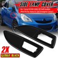 thumbnail image 2 of Cubierta de lámpara lateral negra brillante para Vauxhall Corsa D/ Vxr Astra H Afortunado Sencillez, 2 of 5