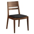 thumbnail image 1 of Moe's Figaro Chaise d'Appoint en Noir (Lot de 2), 1 of 4