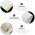 thumbnail image 5 of EXHUMKY BERTDOMD 3pcs Small Canvases for Kids Art Creation Wooden Frame Blank Drawing Board, 5 of 6