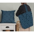 thumbnail image 5 of Soimoi Blue Fabric - By the Yard - 54 Inch Wide - Ikat Geometric Print Fabric - Ethnic and Bohemian Patterns for Trendy Projects Printed Fabric, 5 of 6