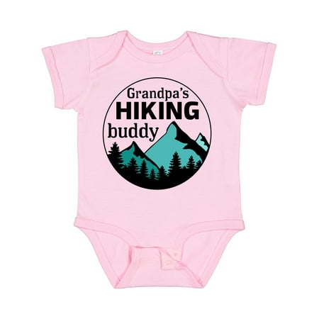 

Inktastic Grandpa s Hiking Buddy with Mountains and Trees Gift Baby Boy or Baby Girl Bodysuit