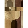 thumbnail image 2 of Reeves, Tom 17x24 Black Ornate Wood Framed with Double Matting Museum Art Print Titled - Golden Geo II, 2 of 4