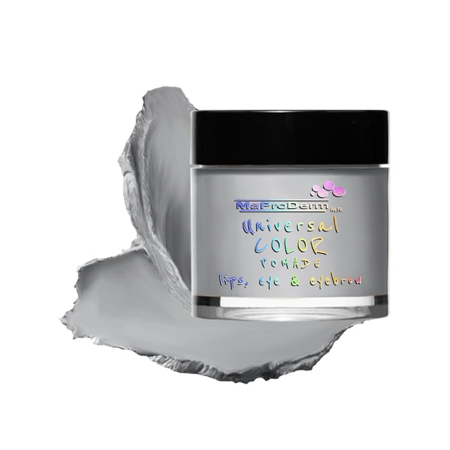 Universal Color Pomade 94 Gray Maproderm. Aplicarlo como sombra, delineador para ojos, cejas, labial y rubor