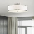 thumbnail image 3 of Livex Lighting Park Ridge Ceiling Mount in Brushed Nickel, 3 of 10