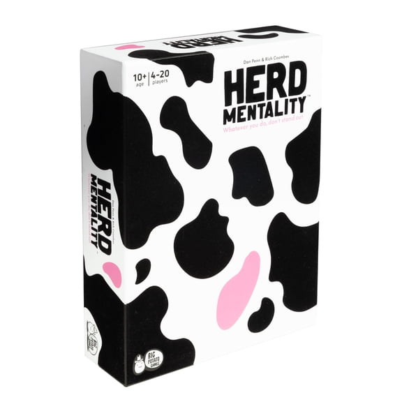 Big Potato Games Herd Mentality Family Party Board Game, 200 Questions, Ages 10 , 4 to 20 Players