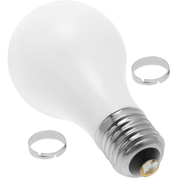 Yoqb Bulb Props, Bulb Close-Up LED Glow Tricks Bulb Toy Illusions Party Magical Props Magician's Comedy for Magic Trick, White A110