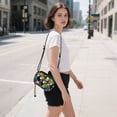 thumbnail image 5 of FORMRS Mini Crossbody Bag for Women Adjustable Rope Shoulder Casual Phone Purse, Colorful Toucans Pattern, 5 of 7