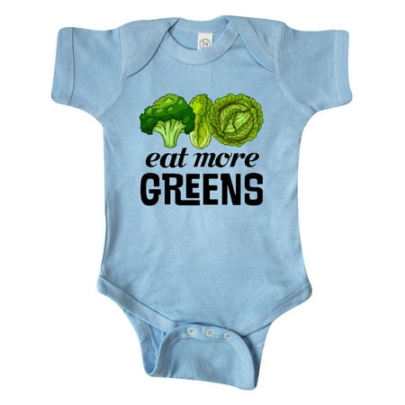 

Inktastic Eat More Greens Broccoli Cabbage Gift Baby Boy or Baby Girl Bodysuit