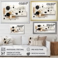 thumbnail image 4 of Designart "Minimalist Exploration Beige Suprematism II" Abstract Suprematism Floater Framed Wall Decor, 4 of 7