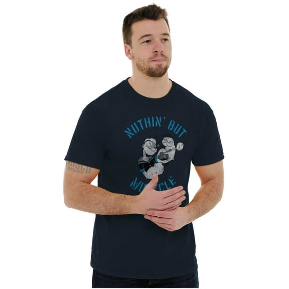 Popeye Sailor Nuthin But Muskcle Cool Men's Graphic T Shirt Tees Brisco Brands S