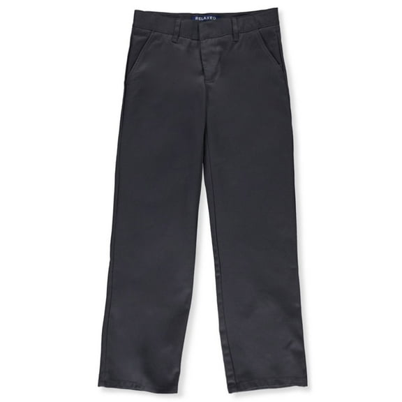 French Toast Boys School Uniform Adjustable Waist Relaxed Fit Pants, Sizes 4-20, Slim, & Husky