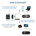 thumbnail image 4 of Wireless Lavalier Microphone System with  and Receiver Omnidirectional  Mic Compatible with DSLR Camera Laptop PC Smartphone Tablet for Interview Recording Conference Online Class Live St, 4 of 7
