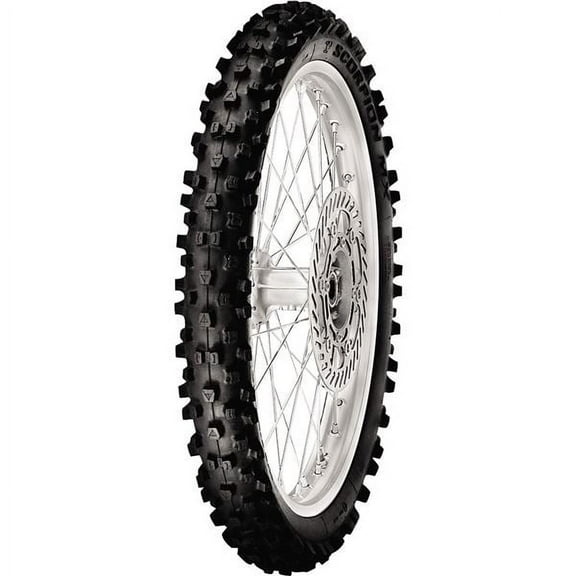 Pirelli Scorpion MX Extra J 2.50-10 33J Tube Type Front Motorcycle Tire, High-Performance Pit Bike Motocross Tire for Superior Traction and Durability