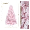 thumbnail image 2 of Árbol de Navidad Escarchado Frondoso Esquimal Pino Navideño con Nieve Artificial (Rosa Nevado, 1.8m), 2 of 6