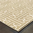thumbnail image 2 of Oriental Weavers Bowen Area Rug 1333Y Gold Crosshatch Overlaid 5' 3" x 7' 6" Rectangle, 2 of 2