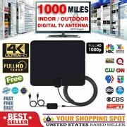 1000 Miles Range Antenna TV Digital HD FreeTV 4K Antena Digital Indoor HDTV Free