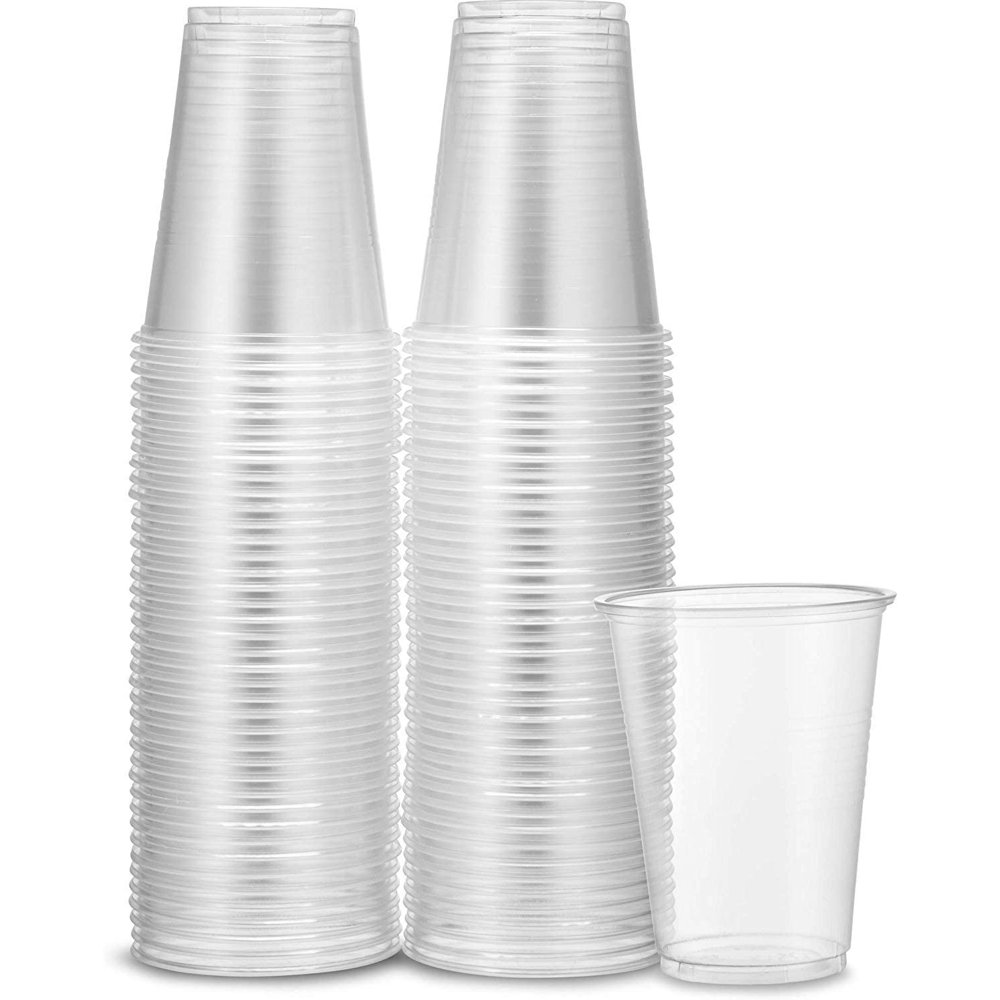 small plastic drinking cups