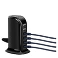 thumbnail image 2 of Quick Charge 6-Port USB Charging Station Fast Multiple Power Smart Phone USB Charger ,Easy to Use, 2 of 5