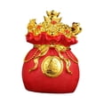 thumbnail image 4 of Estatua de alcancía artesanal, decoración de mesa, figura de resina Feng Shui, regalo Rojo, 4 of 9