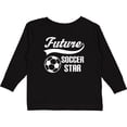 thumbnail image 3 of Inktastic Future Soccer Star Ball Sports Boys or Girls Long Sleeve Toddler T-Shirt, 3 of 5