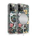 thumbnail image 3 of For Apple iPhone 13 Pro (6.1") Hybrid Flower Design Stylish Fashion Cases MagSafe Compatible Hard PC Shockproof Cover ,Xpm Phone Case [ Wildflower ], 3 of 6