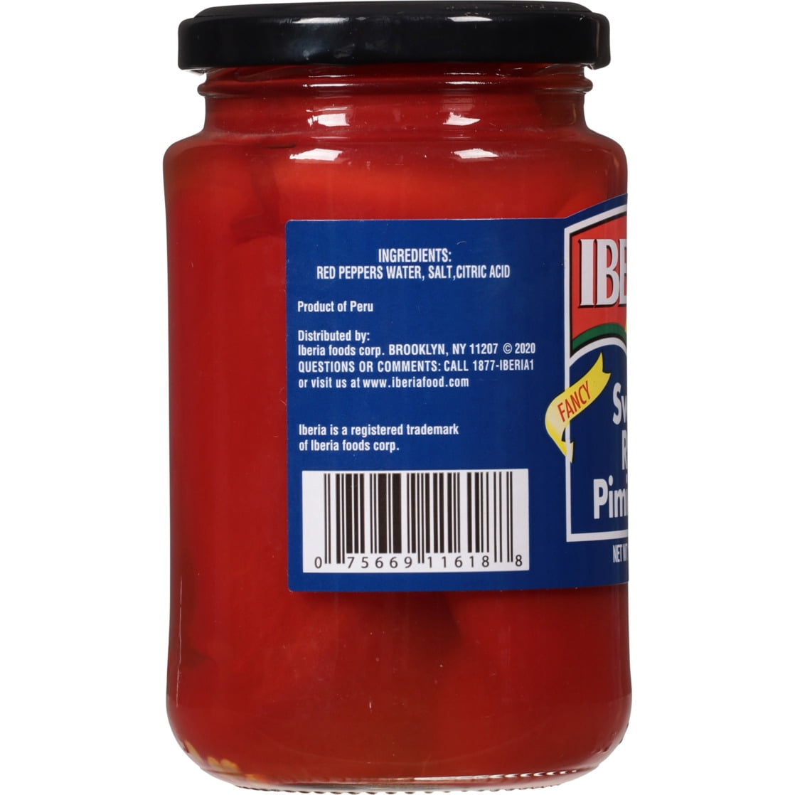Iberia Fancy Sweet Red Pimientos, 12 oz - Walmart.com