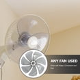 thumbnail image 2 of CTIRCHIU Replacement Fan Blades Quiet Seven Blade Design For Pedestal Table Wall Fans Easy To With Various Fan Plastic, 2 of 6