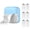 Blue - 6 Thermal Rolls, variant on BIMZUC Mini Pocket Printer Thermal Label Maker 200dpi Inkless Sticker Photo Printer Portable Bluetooth Connection with 6 Thermal Paper Rolls 2.24 inches / 57mm Blue