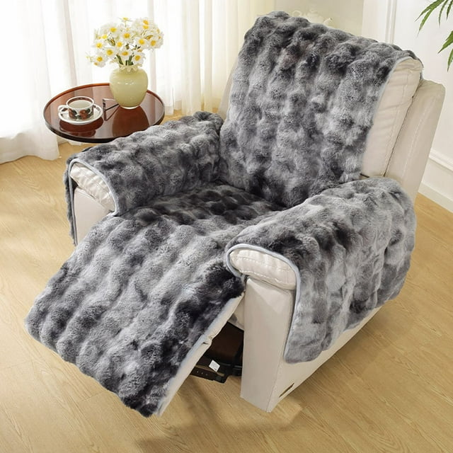 Coussins de Canapé Inclinable Dégradé de Noël Chaise Inclinable Lavable Fauteuil Inclinable Canapé Doux Faux Canapé Chaise Épaisse