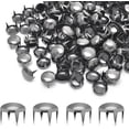 thumbnail image 1 of 200 Pcs 12mm Rivets Ronds à Clous Spots Punk Rock DIY en Cuir pour Chaussures Vêtements Pièces de Sac Décoration, 1 of 6